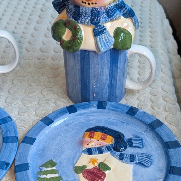 Snowman Cocoa 12pc Set - Picture 4 of 16